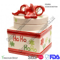 Christmas Ceramic Cookie Jar Set para Atacado